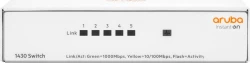 Switch HP Aruba 1430 5xRJ45 GbE Blanco (R8R44A) | Hay 3 unidades en almacén | Entrega a domicilio en Canarias en 24/48 horas laborables