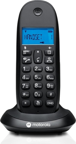 Teléfono Inalámbrico Motorola C1001CB+ LCD DECT Negro | 107C1001CB+ | Hay 8 unidades en almacén | Entrega a domicilio en Canarias en 24/48 horas laborables
