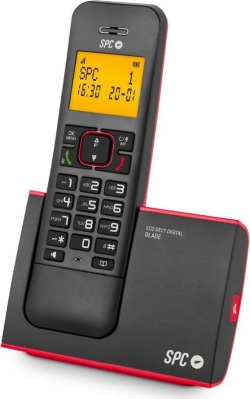 Teléfono Inalámbrico SPC Blade Negro/Rojo (7290RC1) | Hay 2 unidades en almacén | Entrega a domicilio en Canarias en 24/48 horas laborables