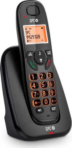 Teléfono Inalámbrico SPC Kairo Analógico Negro (7331N) | Hay 2 unidades en almacén | Entrega a domicilio en Canarias en 24/48 horas laborables