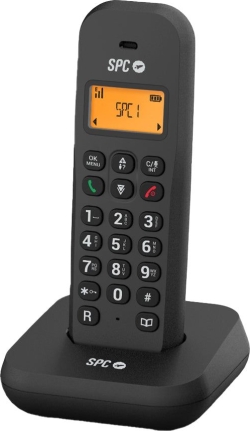 Teléfono Inalámbrico SPC Keops Negro (7334N) | Hay 1 unidades en almacén | Entrega a domicilio en Canarias en 24/48 horas laborables