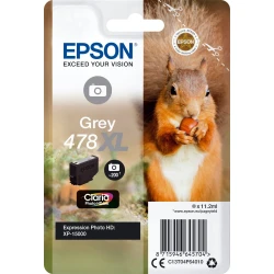 Tinta Epson 478XL Claria Photo HD Gris (C13T04F64010) | Hay 1 unidades en almacén | Entrega a domicilio en Canarias en 24/48 horas laborables