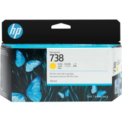 Tinta HP DesignJet 738 Amarillo 130ml (498N7A) Tinta HP DesignJet 738 Amarillo 130ml (498N7A) | Hay 1 unidades en almacén | Entrega a domicilio en Canarias en 24/48 horas laborables