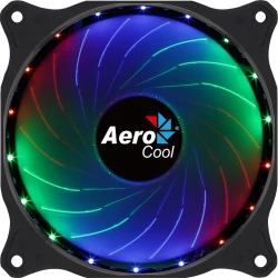 Ventilador AEROCOOL 120mm FRGB Negro (COSMO12FRGB) | 4718009158597 | Hay  unidades en almacén | Entrega a domicilio en Canarias en 24/48 horas laborables