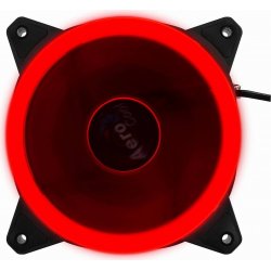 Ventilador AEROCOOL 12x12 Led Rojo (Rev Red) | REVRED | 4713105960945