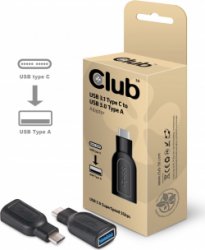 Adaptador Club 3D USB-C 3.1/M a USB-A 3.0/H (CAA-1521) | 8719214470425 | Hay 9 unidades en almacén | Entrega a domicilio en Canarias en 24/48 horas laborables