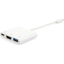 Adaptador EQUIP USB-C a HDMI/USB3-A/USB-C (EQ133461) | 4015867203675