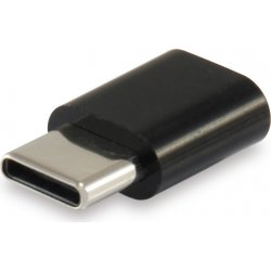 Adaptador EQUIP USB-C/M a mUSB-B/H Negro (EQ133472) | 4015867203941 | Hay 6 unidades en almacén | Entrega a domicilio en Canarias en 24/48 horas laborables