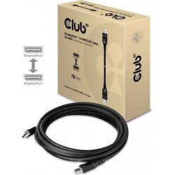 Cable Club 3D DisplayPort 1.4 M/M HBR3 8K 5m (CAC-1061) | 0841615101368 | Hay 5 unidades en almacén | Entrega a domicilio en Canarias en 24/48 horas laborables