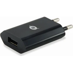 Cargador CONCEPTRONIC Pared 1xUSB 2.0 Negro (CUSBPWR1A) | C05-215 | 8714909023313 | Hay 5 unidades en almacén | Entrega a domicilio en Canarias en 24/48 horas laborables