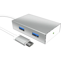 Imagen de Hub Club 3D USB3.0 C a 4 USB A Datos y Carga (CSV-1541)