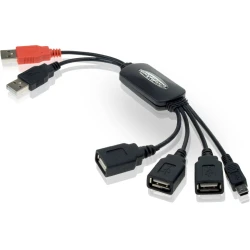 Imagen de HUB CONCEPTRONIC 4ptos. USB2 (1x Mini USB)(CFLEXHUB)