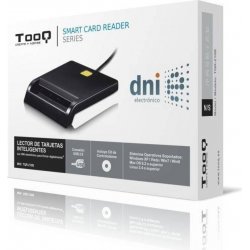 Lector de Tarjetas TOOQ DNIe USB 2.0 Negro (TQR-210B) | 8433281006799 | Hay  unidades en almacén | Entrega a domicilio en Canarias en 24/48 horas laborables