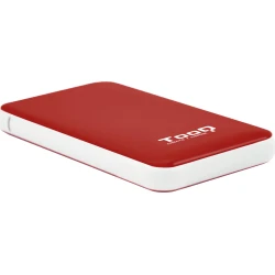 Caja TOOQ HDD 2.5`` SATA USB 3.0 Roja (TQE-2528R) | 8433281008328 [1 de 5]
