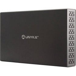 Caja UNYKA HDD 3.5`` SATA USB-B 2.0 Negra (57003) | 6940533542261 | Hay 10 unidades en almacén | Entrega a domicilio en Canarias en 24/48 horas laborables