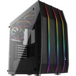 Semitorre AEROCOOL Gaming RGB S/Fuente Negra (KLAW) | KLAW-G-BK-v1 | 4718009157194