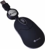 Ratón NGS Óptico USB 1000dpi Retráctil Negro (SINBLACK) | (1)