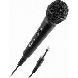 Micrófono para Karaoke NGS 6.3mm Negro (SINGERFIRE) | 8435430611038 | Hay 10 unidades en almacén | Entrega a domicilio en Canarias en 24/48 horas laborables