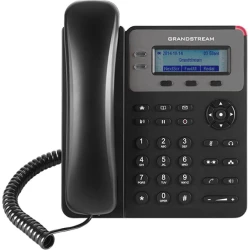 Teléfono IP GrandStream Ethernet PoE Negro (GXP1615) | GPX1615 | 6947273702146 | Hay 5 unidades en almacén | Entrega a domicilio en Canarias en 24/48 horas laborables