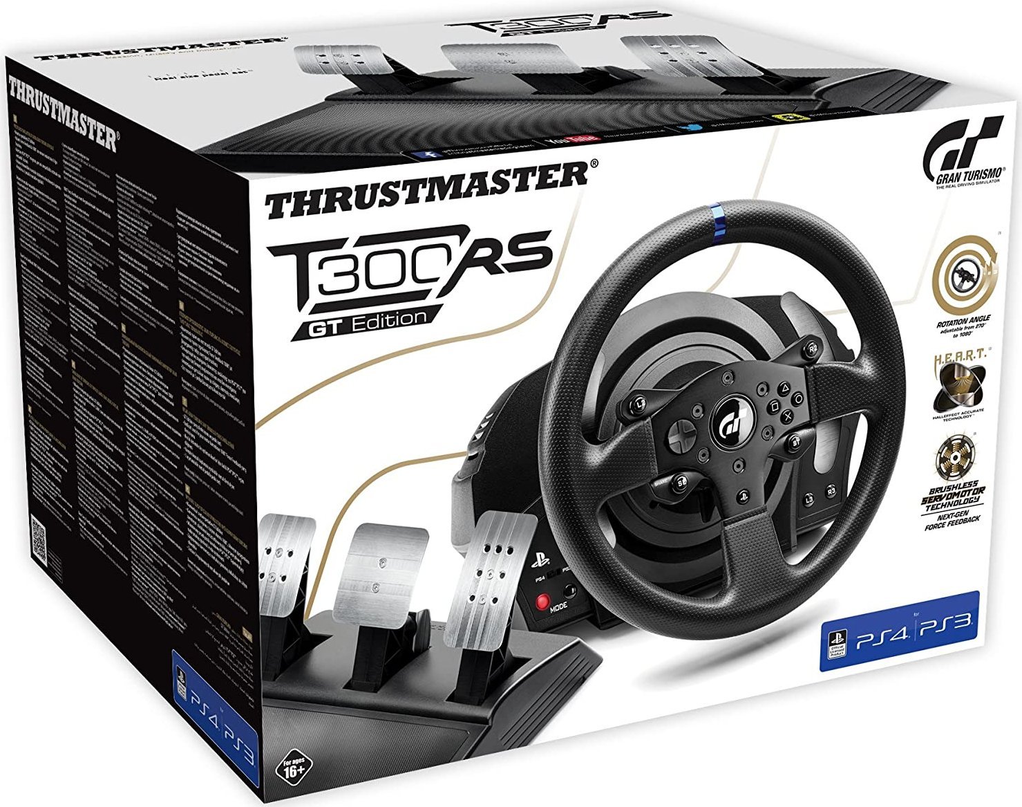Volante+pedales Thrustmaster T300rsgt Ps3 4 (4160681) - Innova