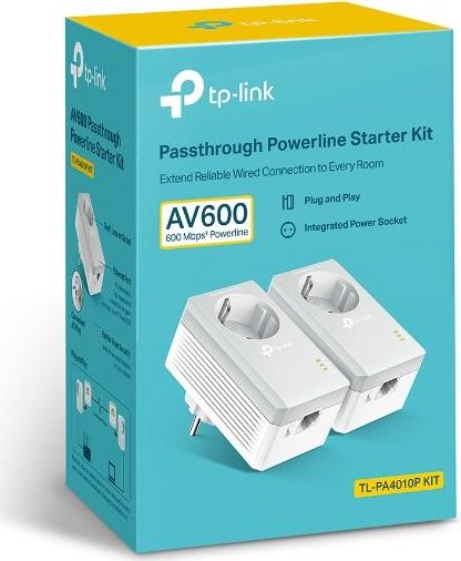 Adaptador PLC TP-LINK TL-PA4010P con enchufe incorporado