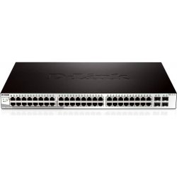 Switch D-Link 48xRJ45 GbE 4xSFP Rack 1U (DGS-1210-52) | 0790069373169 | Hay 1 unidades en almacén | Entrega a domicilio en Canarias en 24/48 horas laborables
