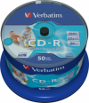 CD-R Verbatim 52x 700Mb Printable Spindle 50 (43438) | (1)