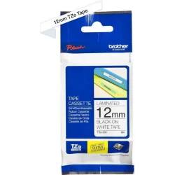 Cinta BROTHER 12mm 8m Negro sobre Blanco (TZe-231) | TZe231 | 4977766685184 | Hay 10 unidades en almacén | Entrega a domicilio en Canarias en 24/48 horas laborables