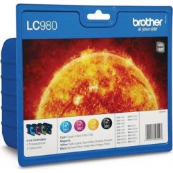 Tinta Brother Pack Negro/Tricolor (LC980VALBP) | 5014047561023