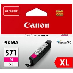 Tinta Canon CLI-571M XL Magenta 11ml 645 pág (0333C001) | 4549292032871 | Hay 1 unidades en almacén | Entrega a domicilio en Canarias en 24/48 horas laborables