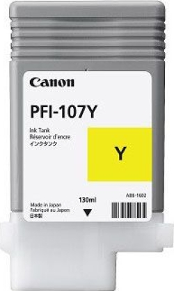 Tinta Canon PFI-107Y Amarillo (6708B001) | 4960999910970 | Hay 1 unidades en almacén | Entrega a domicilio en Canarias en 24/48 horas laborables