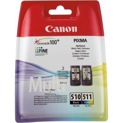 Tinta Canon PG-510/CL-511 Pack Negro Color (2970B010) | 8714574577647