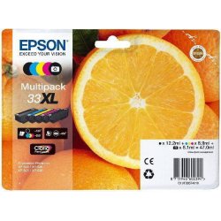 Tinta Epson 33XL T3357 Pack 5 Colores (C13T33574011) | 8715946645292 | Hay 2 unidades en almacén | Entrega a domicilio en Canarias en 24/48 horas laborables