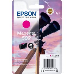 Tinta Epson 502 Magenta 3.3ml 165 pág (C13T02V34010) | 8715946652764 [1 de 2]