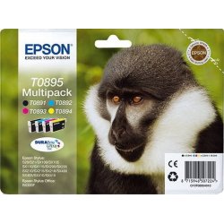 Tinta EPSON Negro/Tricolor S20 Mandril T0895 | C13T08954010 | 8715946507323