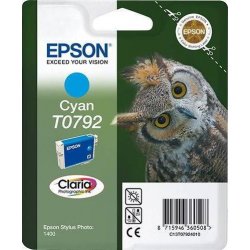 Tinta Epson T0792 Cian 11.1ml (C13T07924010) | 3610170035121 [1 de 3]