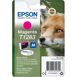 Tinta Epson T1283 Magenta 3.5ml 160 Pág (C13T12834012) | 8715946624624
