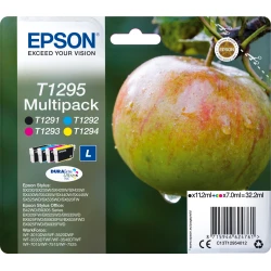 Tinta Epson T1295 Pack Negro/Tricolor (C13T12954012) | 8715946624761