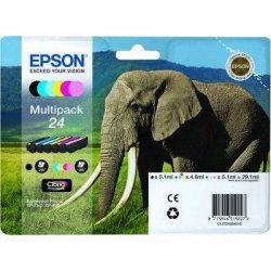 Tinta Epson T2428 Pack 6 Colores (C13T24284011) | 8715946615141