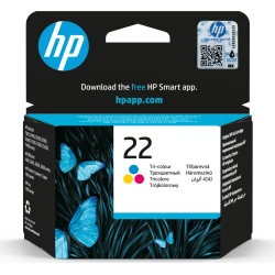 Tinta Hp 22 Tricolor 5ml 165 Páginas (C9352AE) | 0829160799179