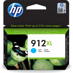 HP 912 cartucho de tinta 1 pieza Original Alto rendimiento (XL) Cian | 3YL81AE#BGY | 0192545866873 [1 de 9]