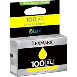 Tinta Lexmark 100XL Amarillo (14N1071E/B) | 0734646967174 | Hay 1 unidades en almacén | Entrega a domicilio en Canarias en 24/48 horas laborables