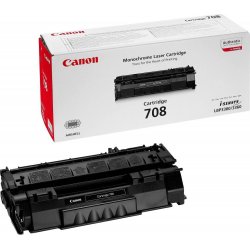 Toner Canon Laser 708 Negro 2500 Páginas (0266B002) | 4960999270678