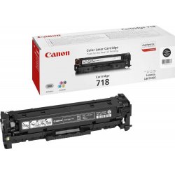 Toner Canon Laser 718BK Negro 3400 páginas (2662B002) | 4960999628639