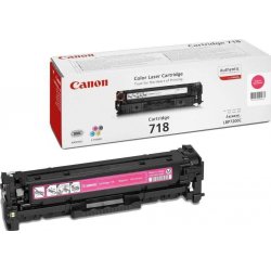 Toner Canon Laser 718M Magenta 2900 páginas (2660B002) | 4960999628578
