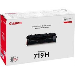 Toner Canon Laser 719H Negro 6400 páginas (3480B012AA) | 3480B002 | 4960999650319