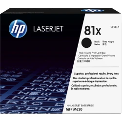 Toner HP LaserJet 81X Negro 25000 páginas (CF281X) | 8877581479004 [1 de 9]