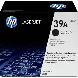 Toner HP LaserJet 39A Negro 18000 páginas (Q1339A) | 0808736185424 | Hay 1 unidades en almacén | Entrega a domicilio en Canarias en 24/48 horas laborables