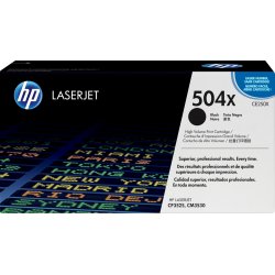 Toner HP LaserJet 504X Negro 10500 páginas (CE250X) | 0883585595693