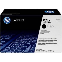 Toner HP LaserJet 51A Negro 6500 páginas (Q7551A) | 0882780389052